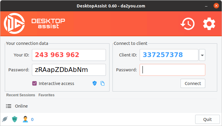 DesktopAssist na Linux